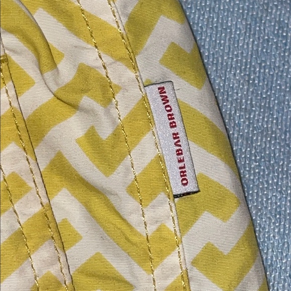 Orlebar Brown Yellow & White Patterned Swim Trunks OB CLASSIC Bulldog - Picture 3 of 6